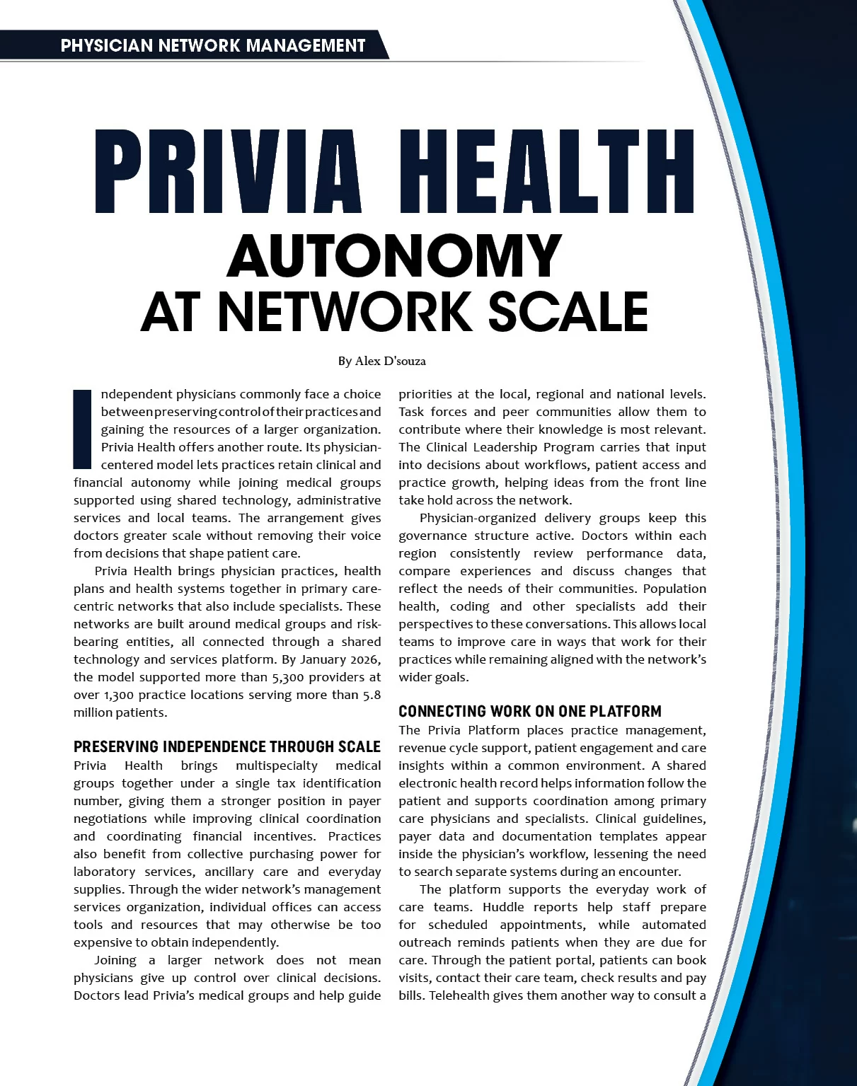 Privia Health: Autonomy at Network Scale | Construction Business Review